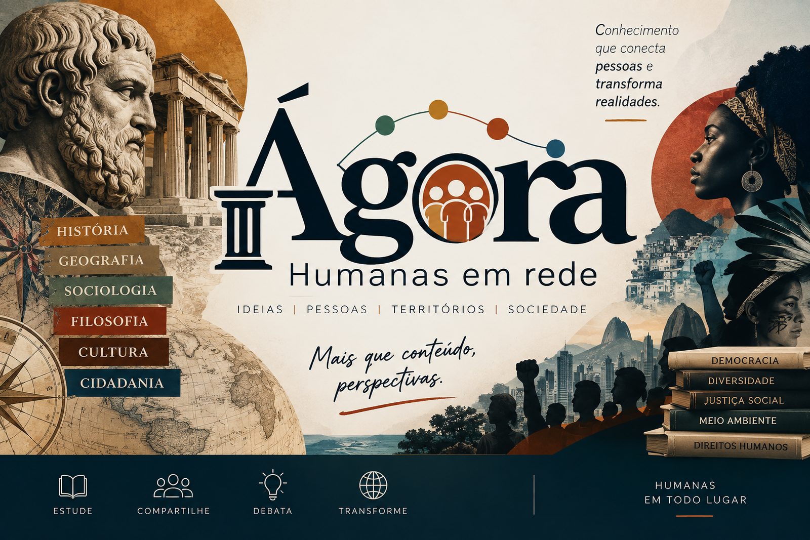 Ágora — Humanas em rede. Ideias, pessoas, territórios, sociedade.